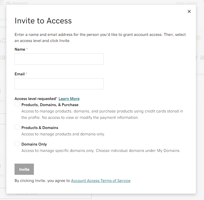 Invite To Access